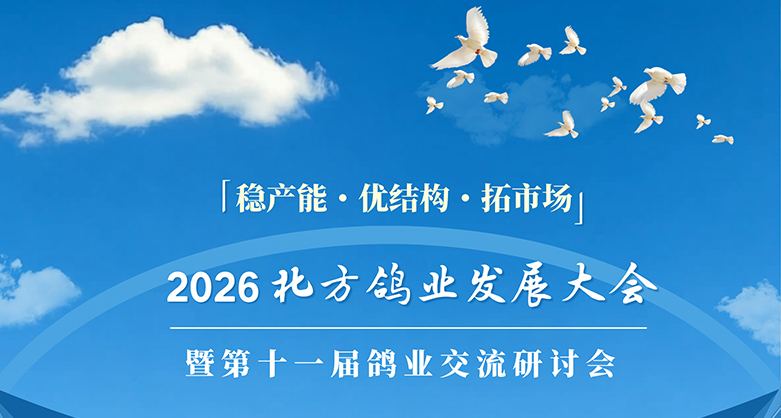 關(guān)于舉辦2026北方鴿業(yè)發(fā)展大會暨第十一屆鴿業(yè)交流研討會的通知（第二輪通知）